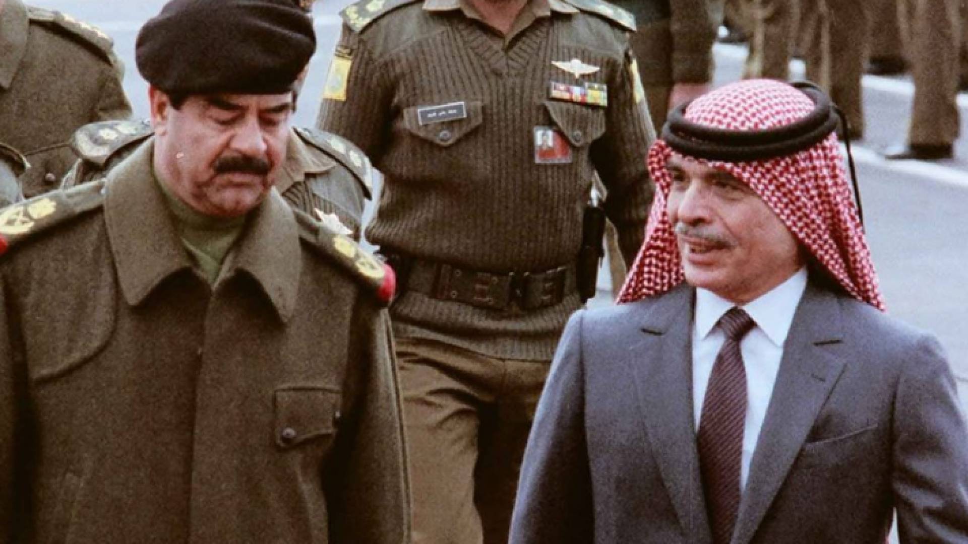 الملك الحسن وصدام حسين - ارشيفية