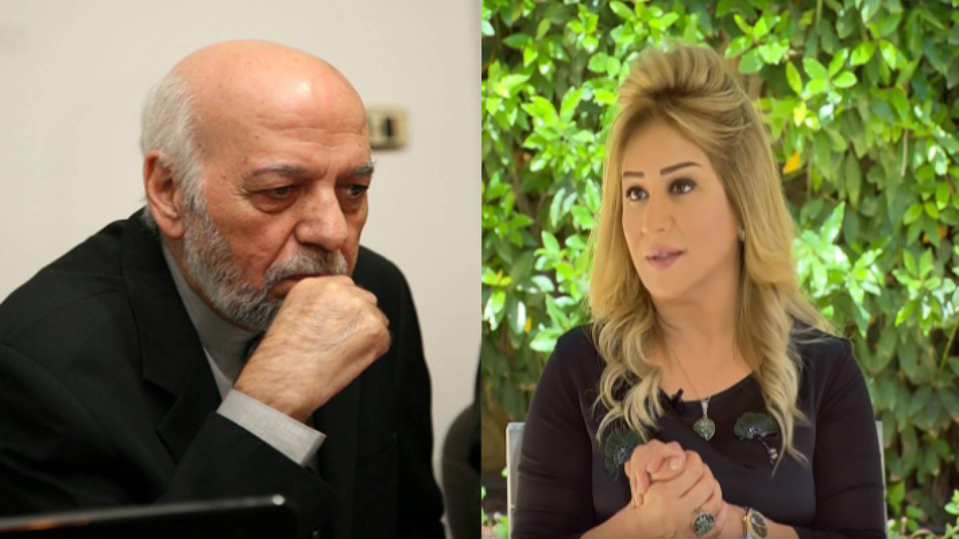 الفنانة أمل الدباس والفنان جميل عواد