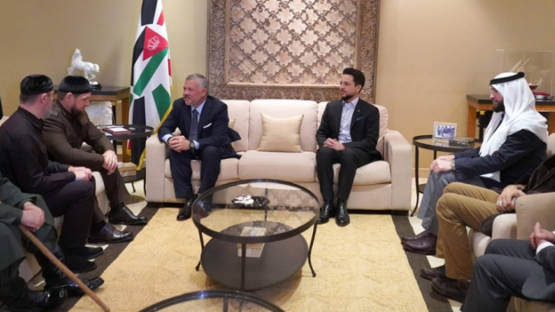 الملك يلتقي الرئيس الشيشاني