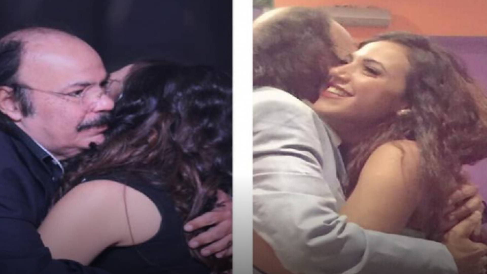 طلعت زكريا يحتضن ابنته