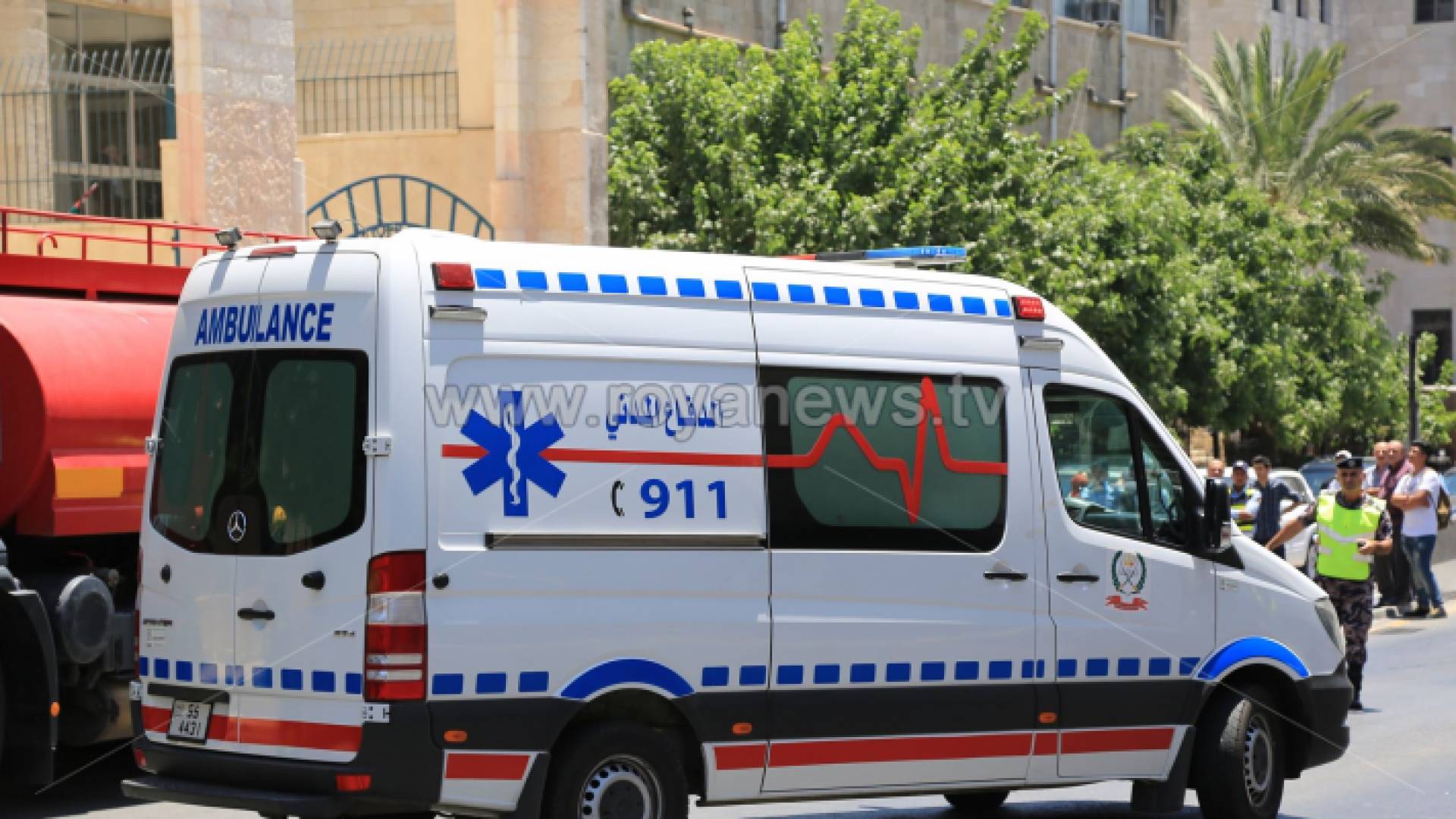 حالة المصابين متوسطة