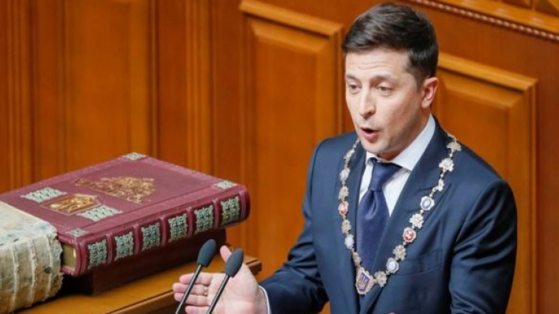 الرئيس الأوكراني فولوديمير زيلينكسي