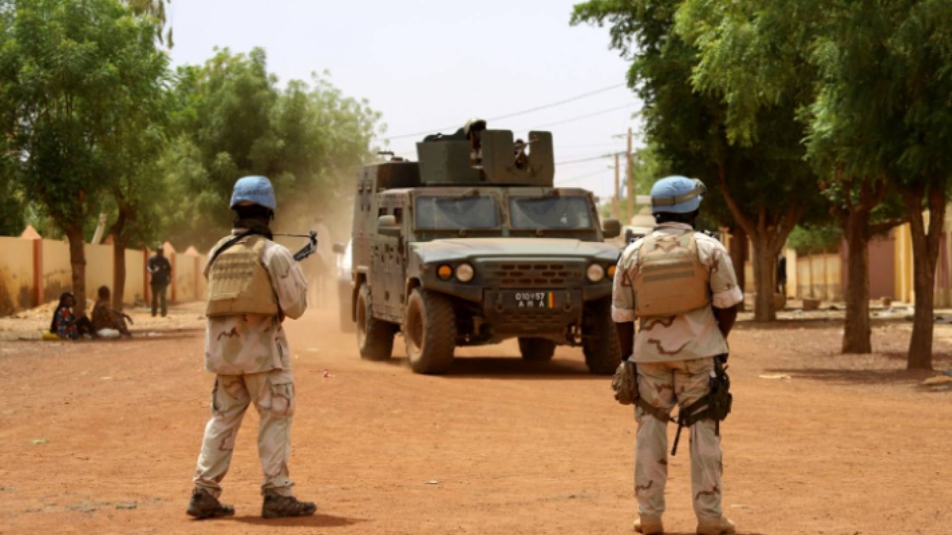 جنود في قوة حفظ السلام التابعة للأمم المتحدة في مالي في مدينة غاو