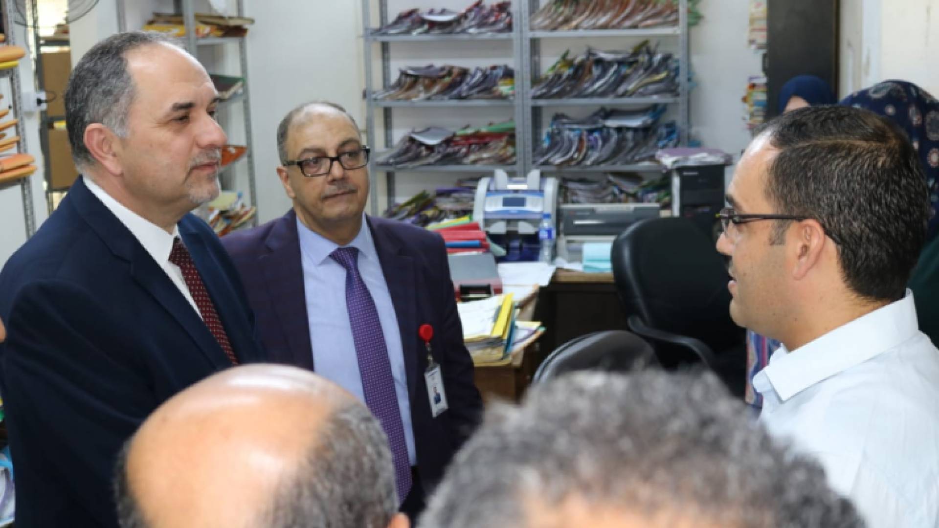 التلهوني " يتفقد سير العمل في محكمتي الرمثا وجرش"