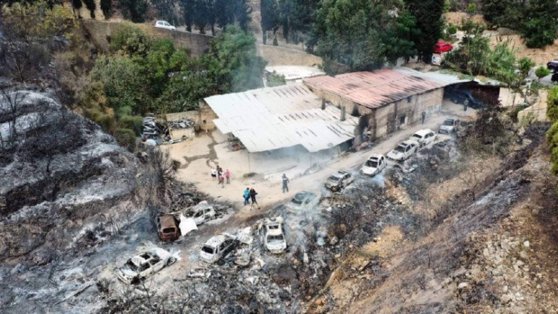 من حرائق لبنان