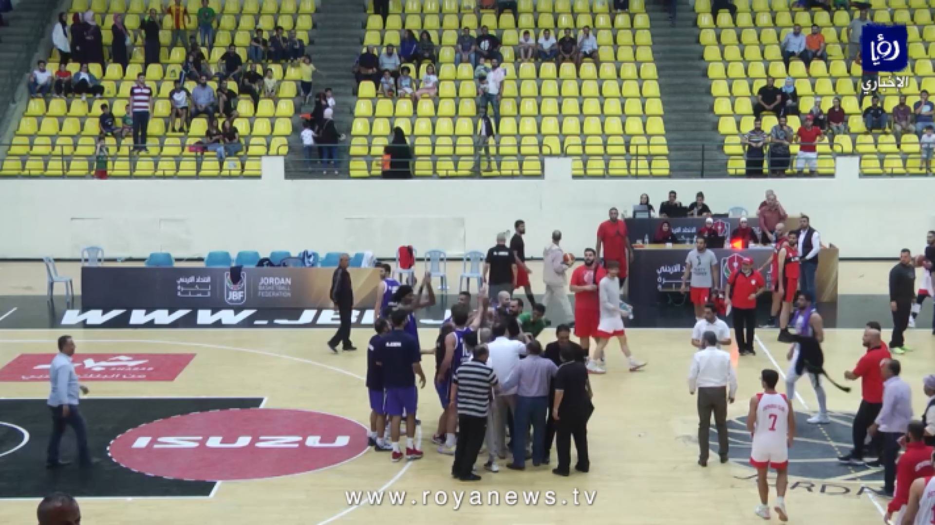 المشاجرة وقعت عقب انتهاء المباراة