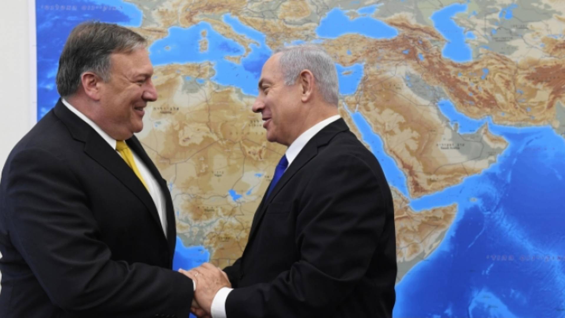 بومبيو يلتقي نتنياهو في تل أبيب