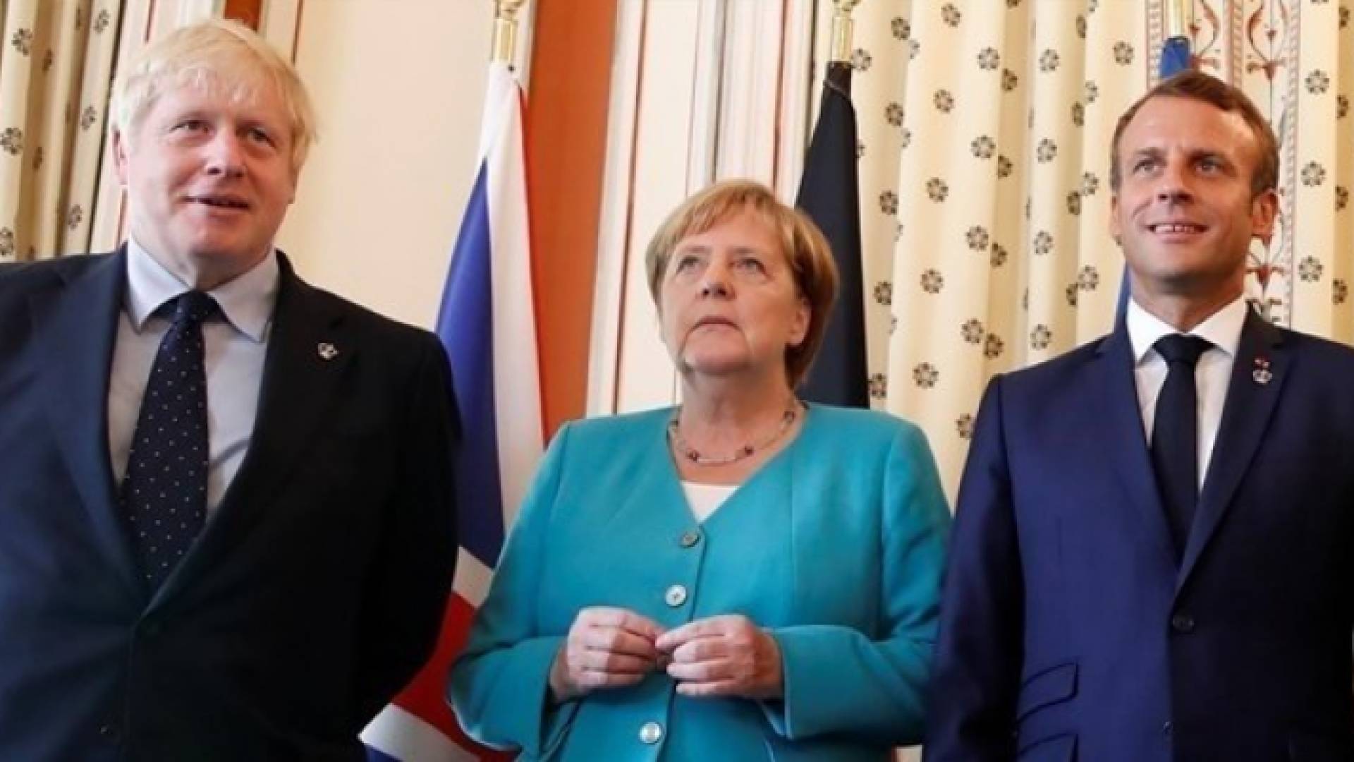 ماكرون وميركل وجونسون