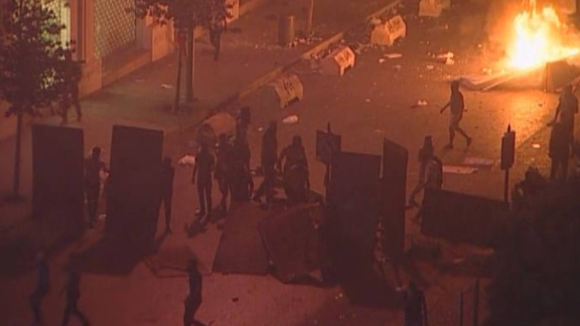 من المظاهرات في لبنان