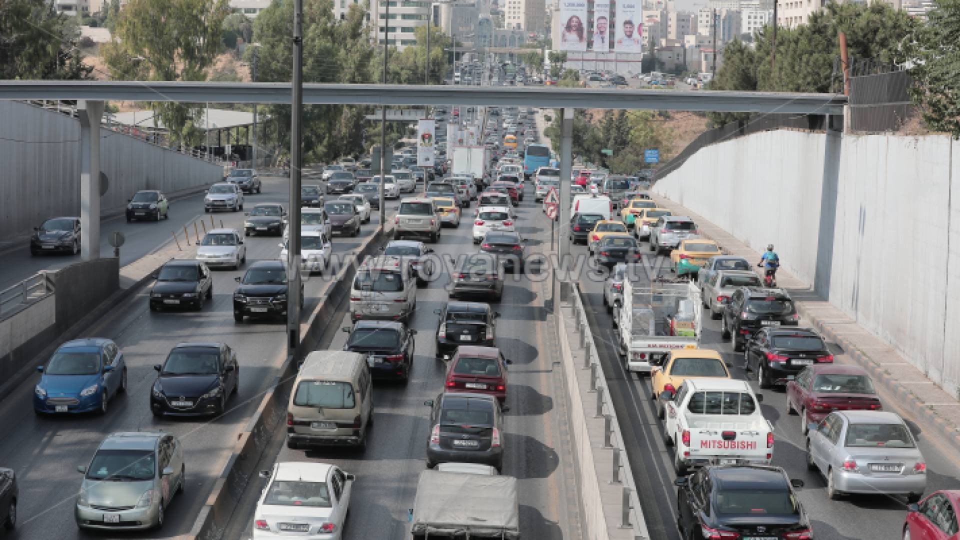 الطرق في العاصمة عمان