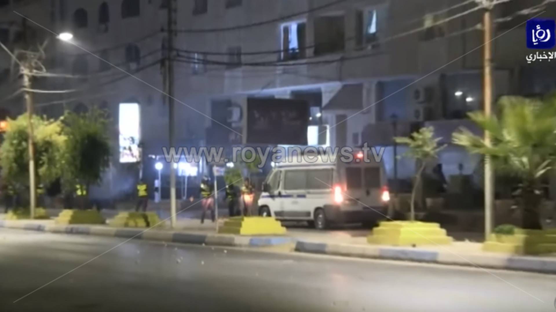 إصابة مراسل رؤيا تغطيته للأحداث الرمثا