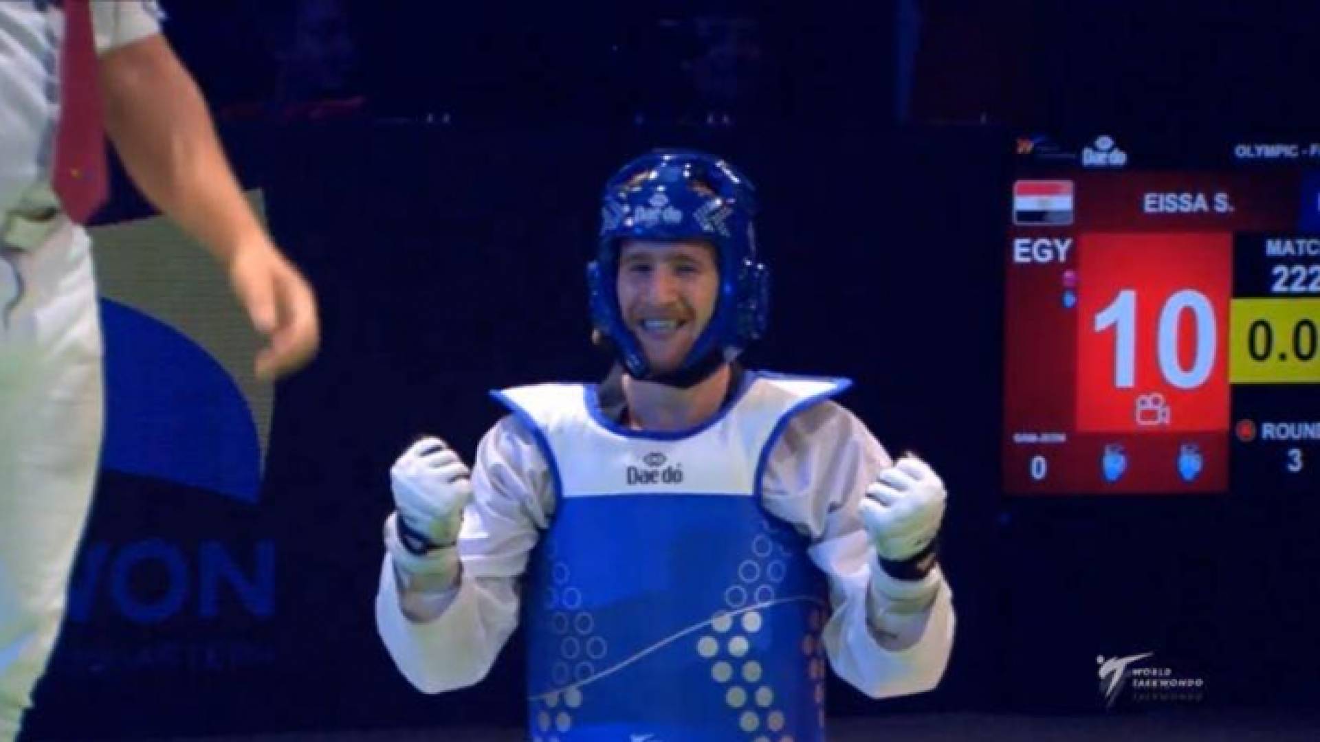 الشرباتي يتوج بذهبية الجائزة الكبرى للتايكواندو