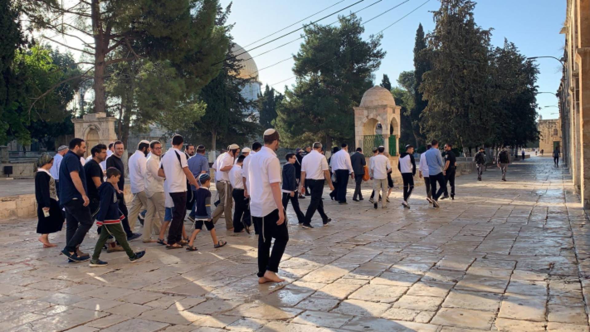 مئات المستوطنين يقتحمون المسجد الأقصى