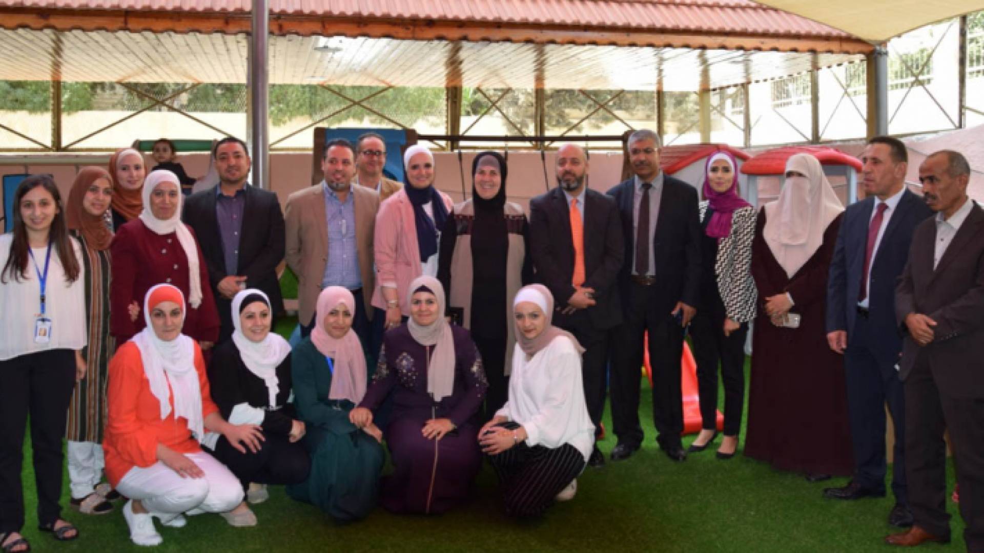 جانب من حفل افتتاح الحضانة