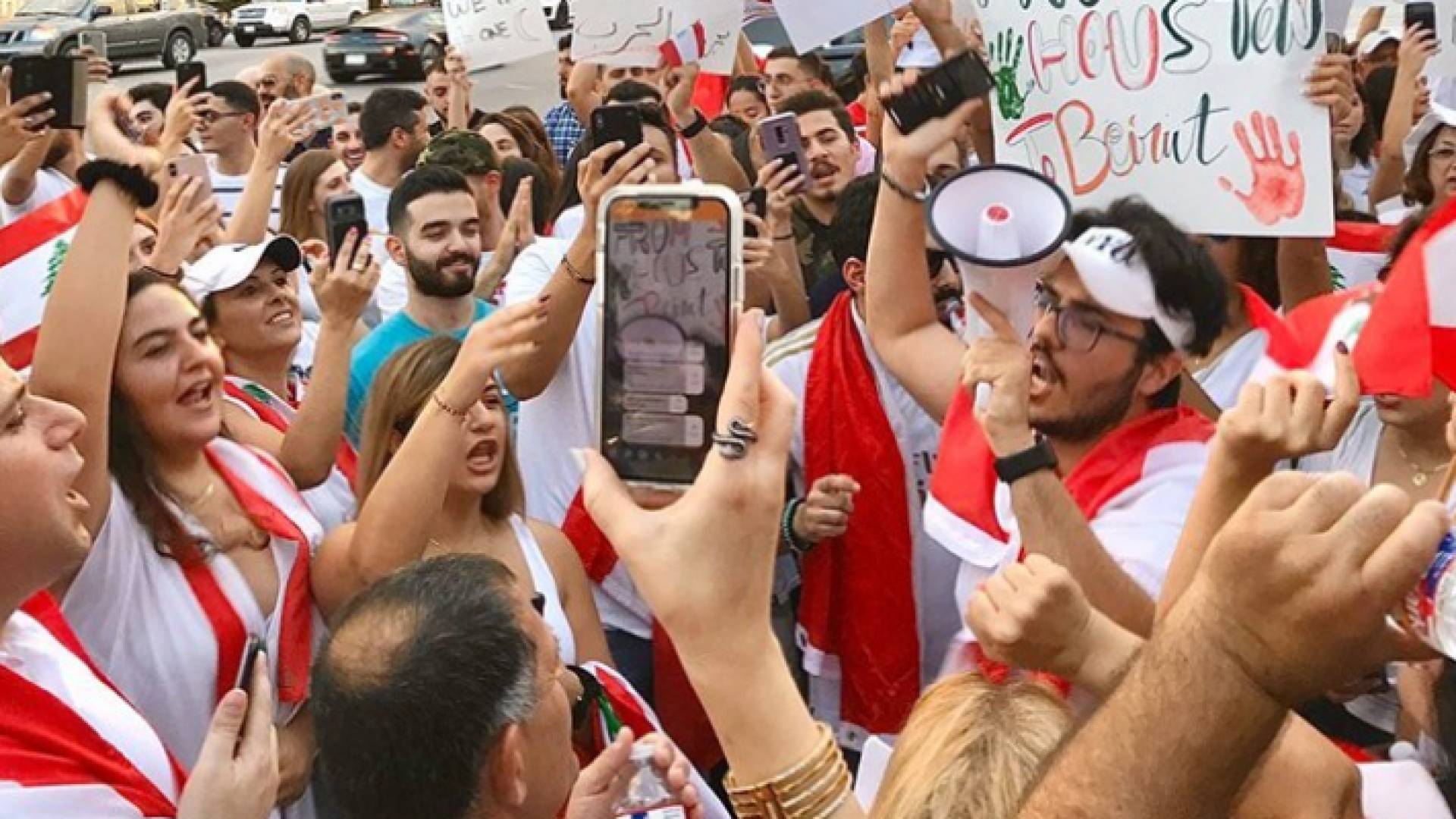من مظاهرات لبنان - ارشيفية