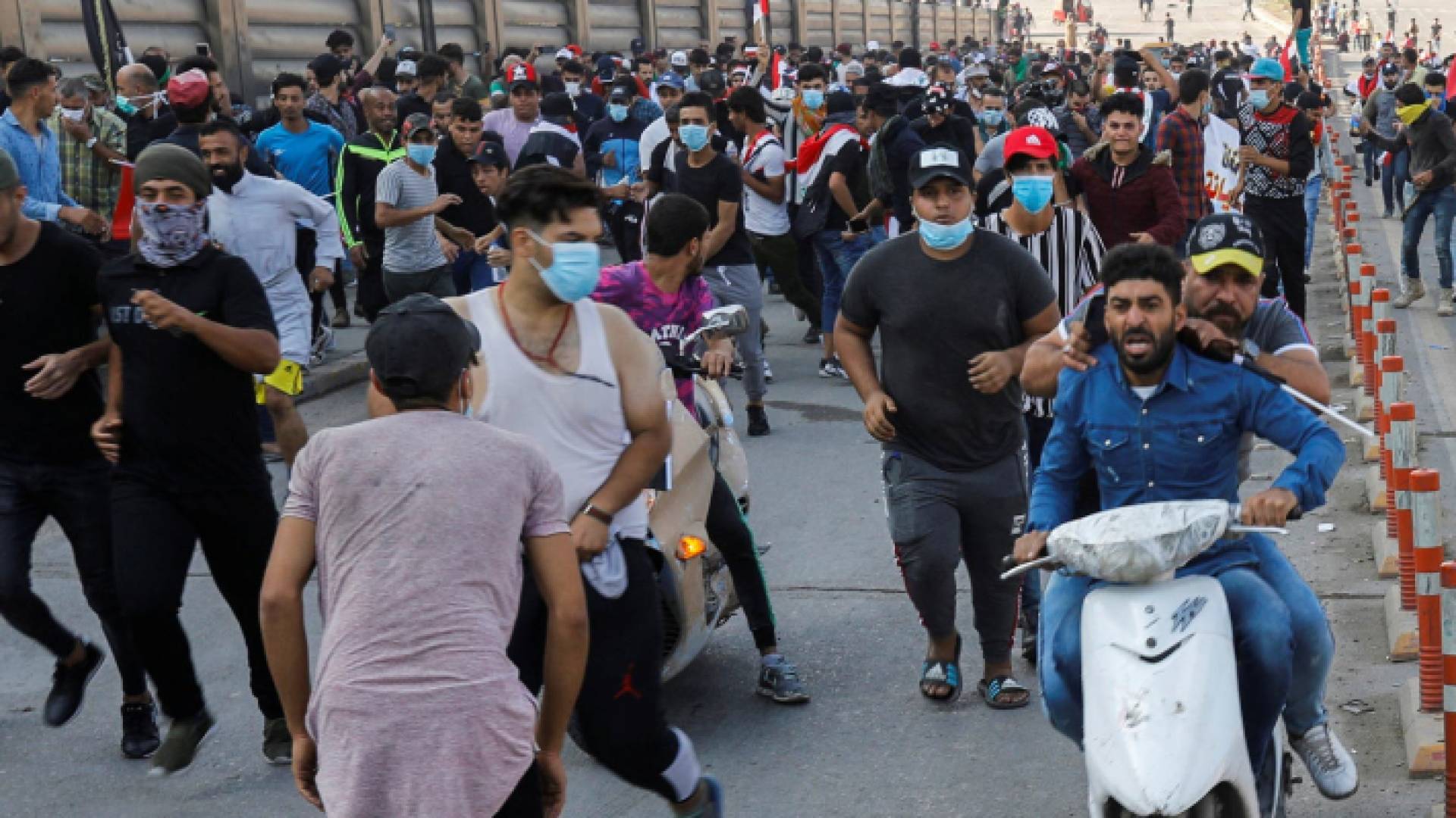 جانب من المظاهرات