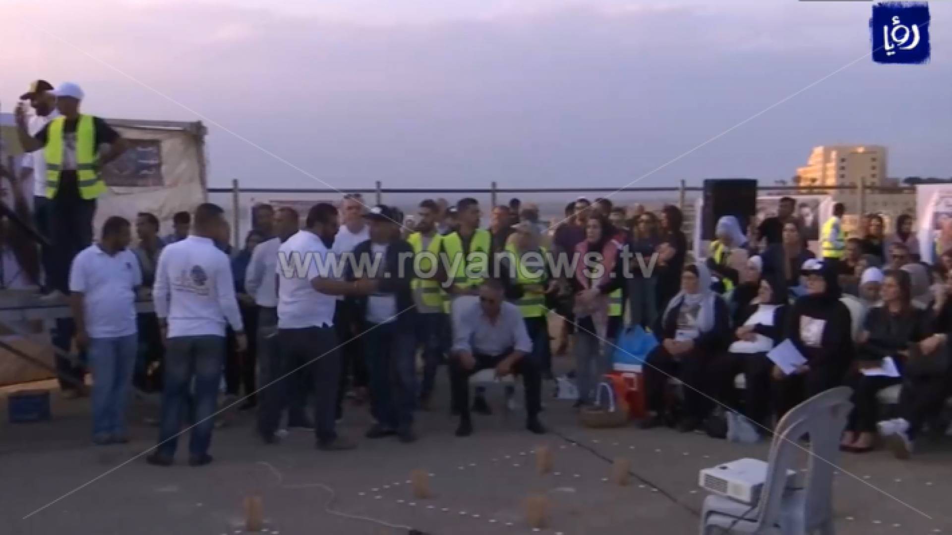 حفل تأبين لشهداء فاجعة البحر الميت