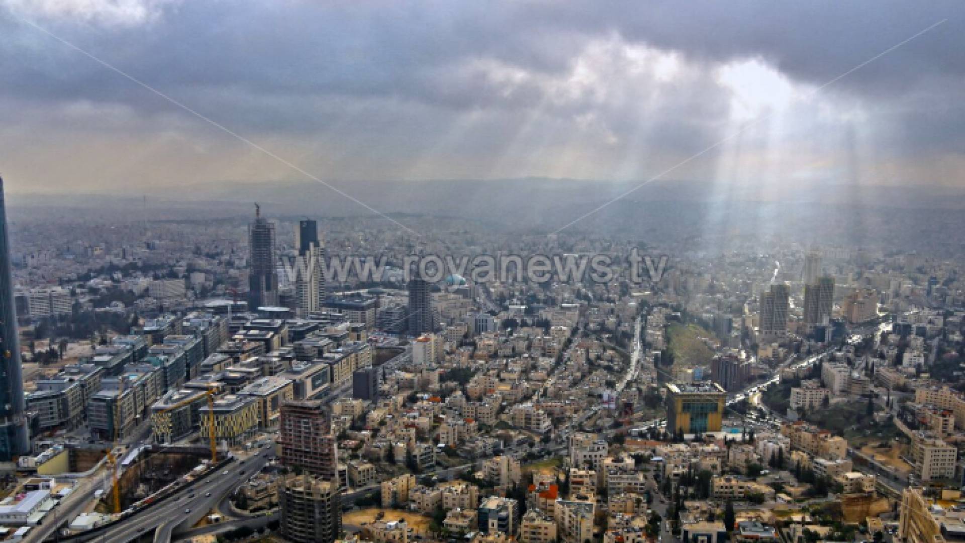 صورة عامة للعاصمة عمان