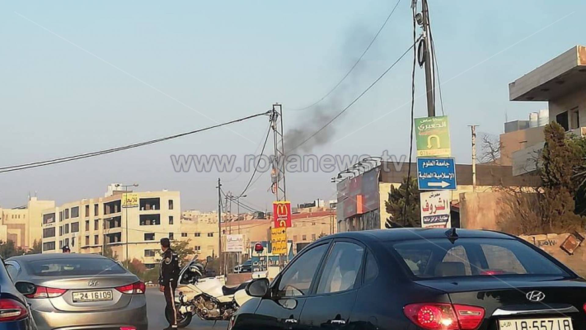 العناية الإلهية تحول دون وقوع "كارثة " بسبب احتراق كوابل كهرباء في طبربور