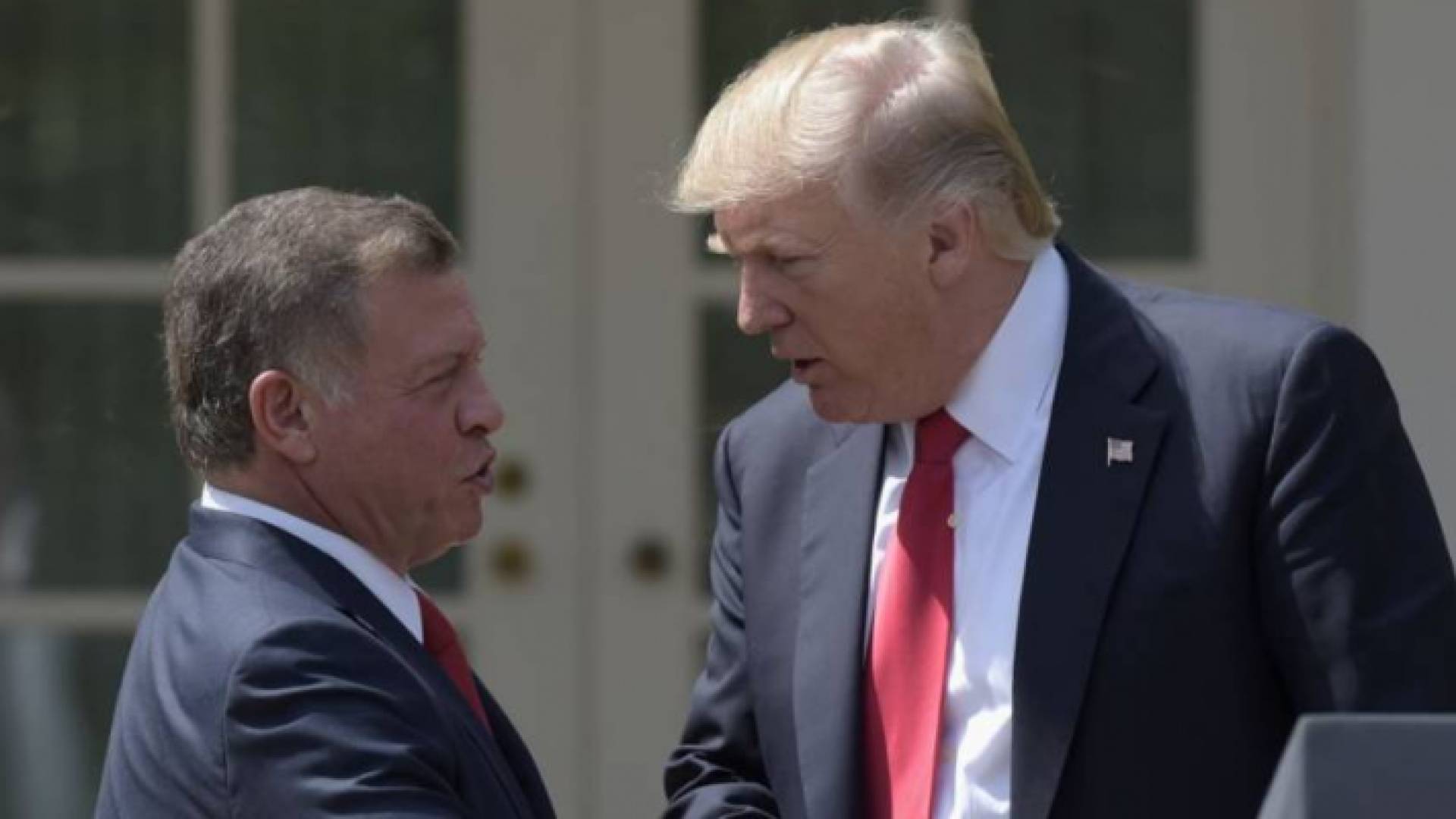 لقاء سابق بين الملك وترمب - ارشيفية