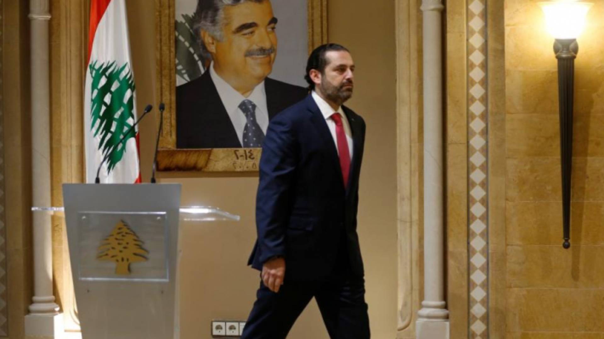 رئيس الوزراء المستقيل سعد الحريري