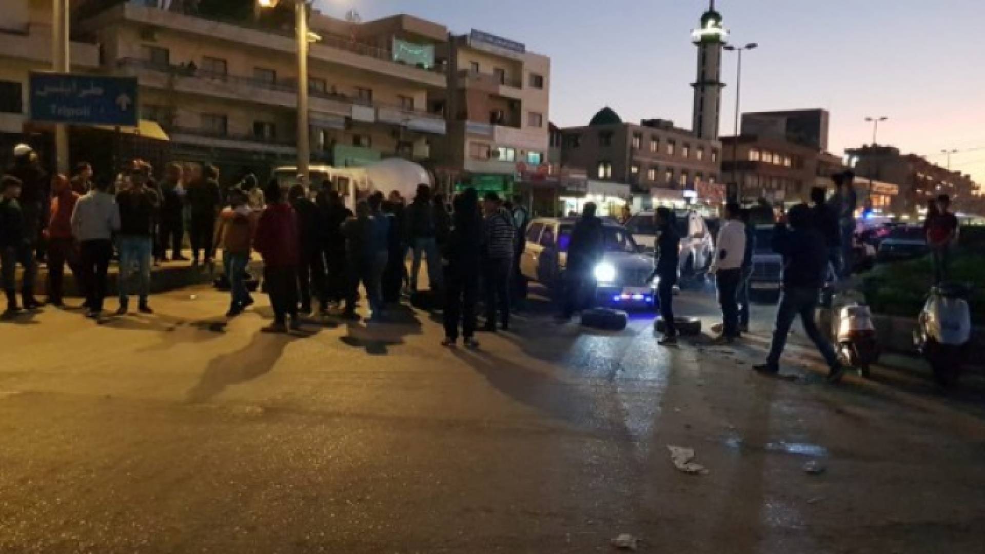 اغلاق الطرق في لبنان - ارشيفية