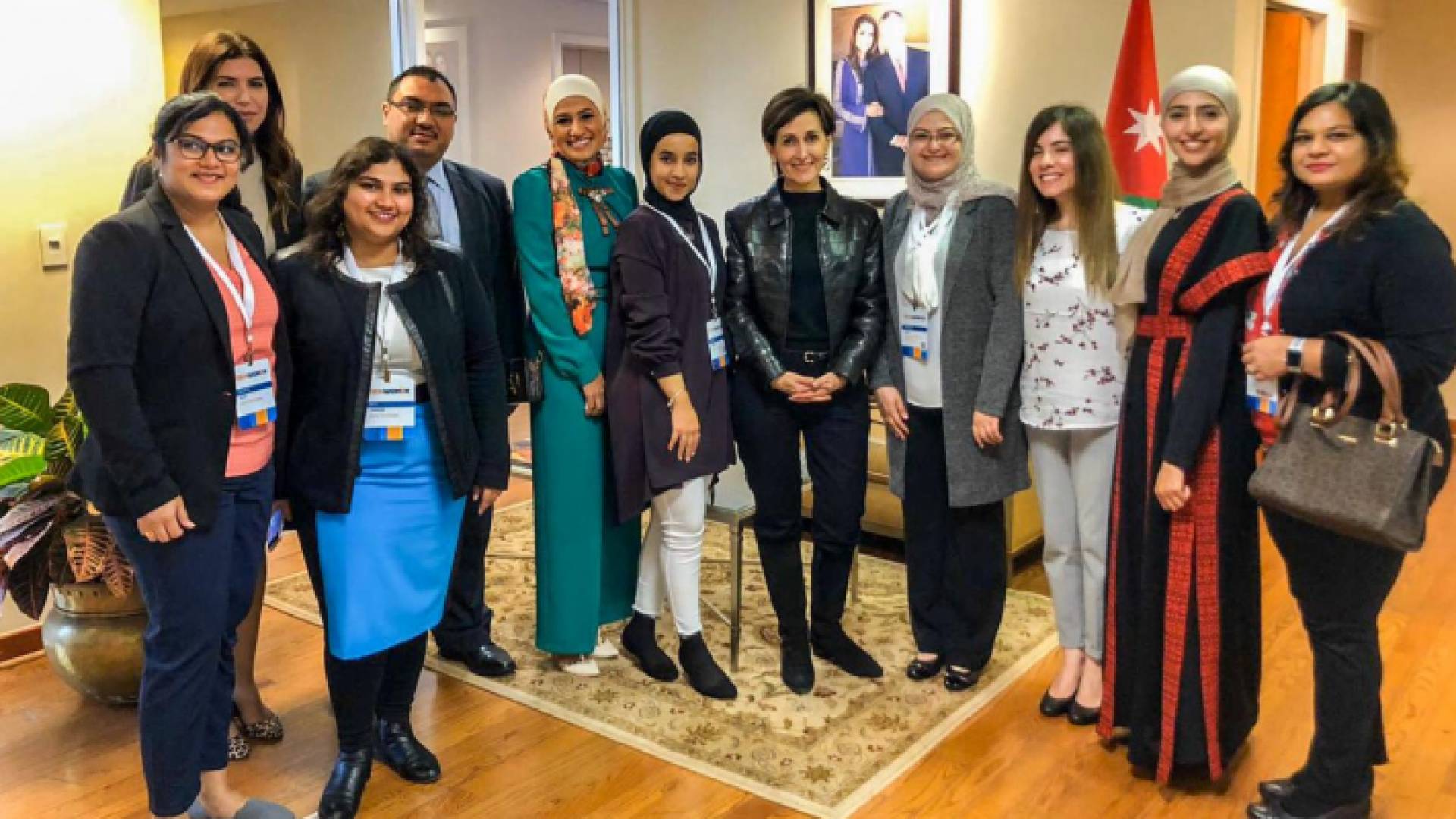 السفارة الأردنية في واشنطن تستقبل الرياديات الـ 5 وتهنئهن