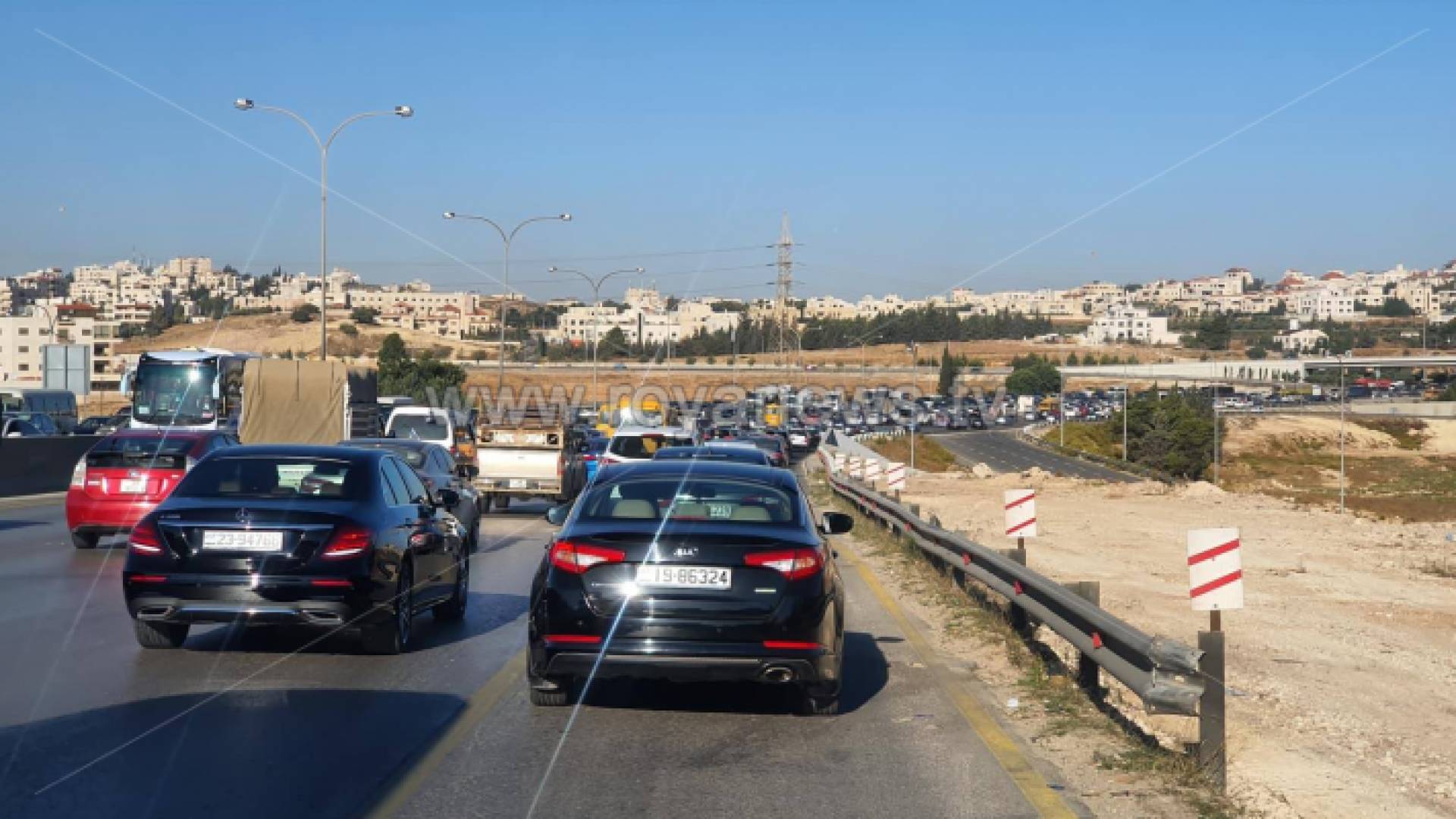 طريق المطار من منطقة جسر ناعور