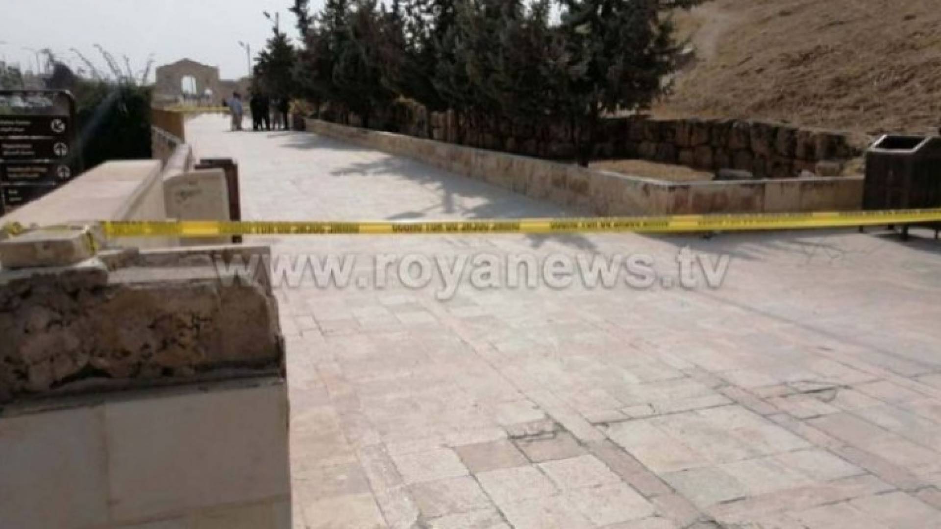 الصوة من مكان حادثة جرش