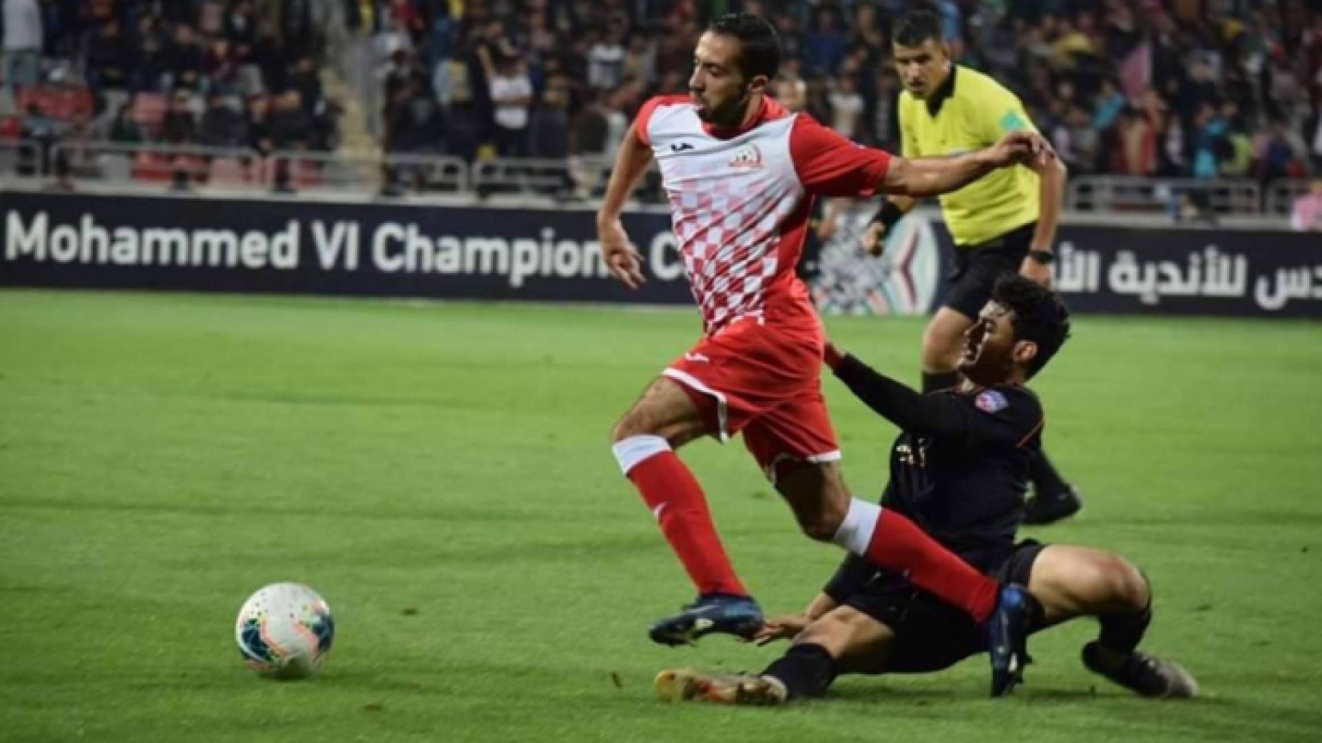 جانب من المباراة