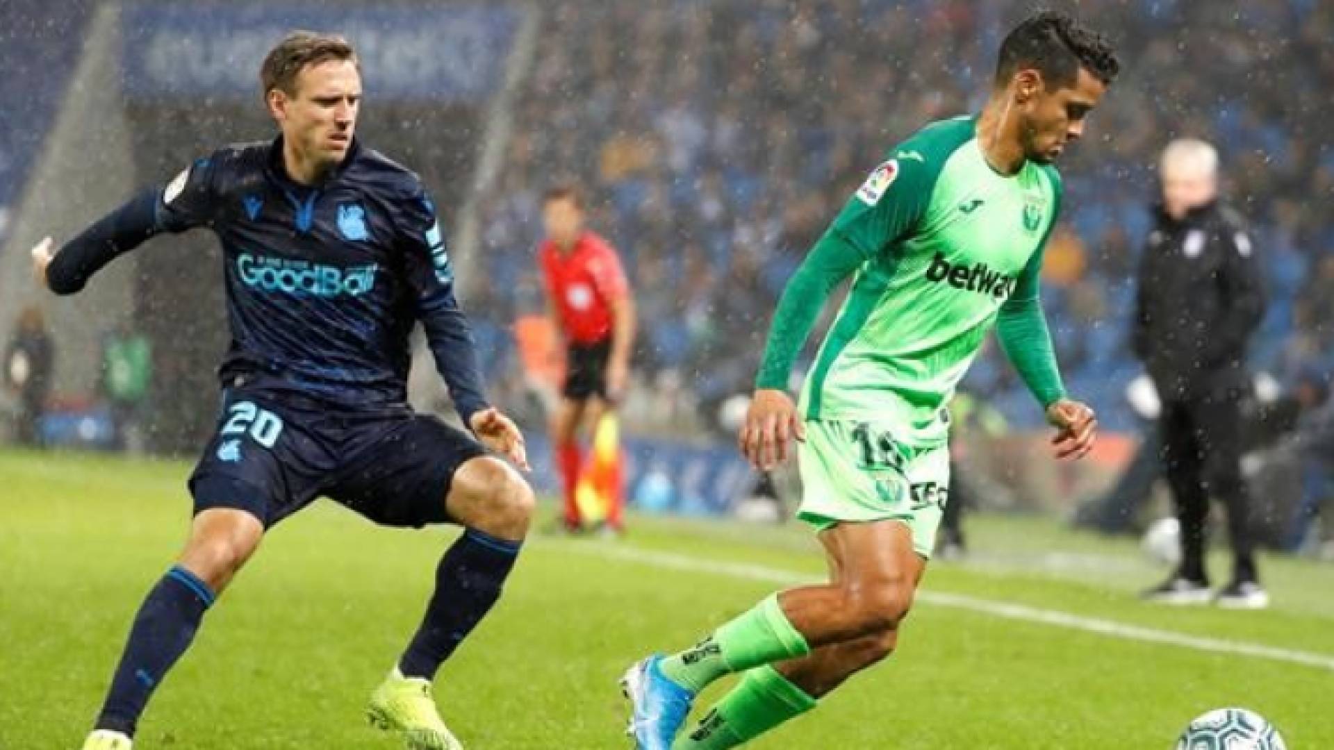 صورة من المباراة