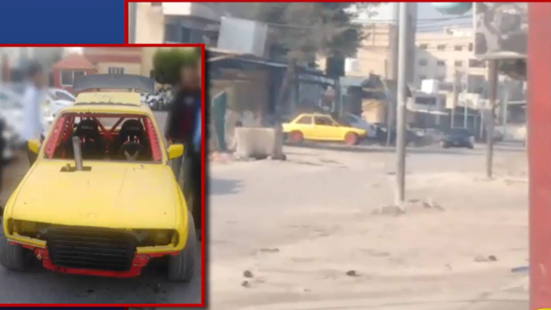 ضبط مركبة تقوم بالتشحيط في منطقة المدينة الصناعية باربد