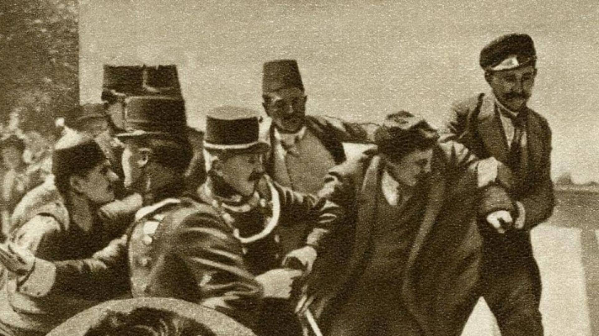 لحظة القبض على غافريلو برينسيب.