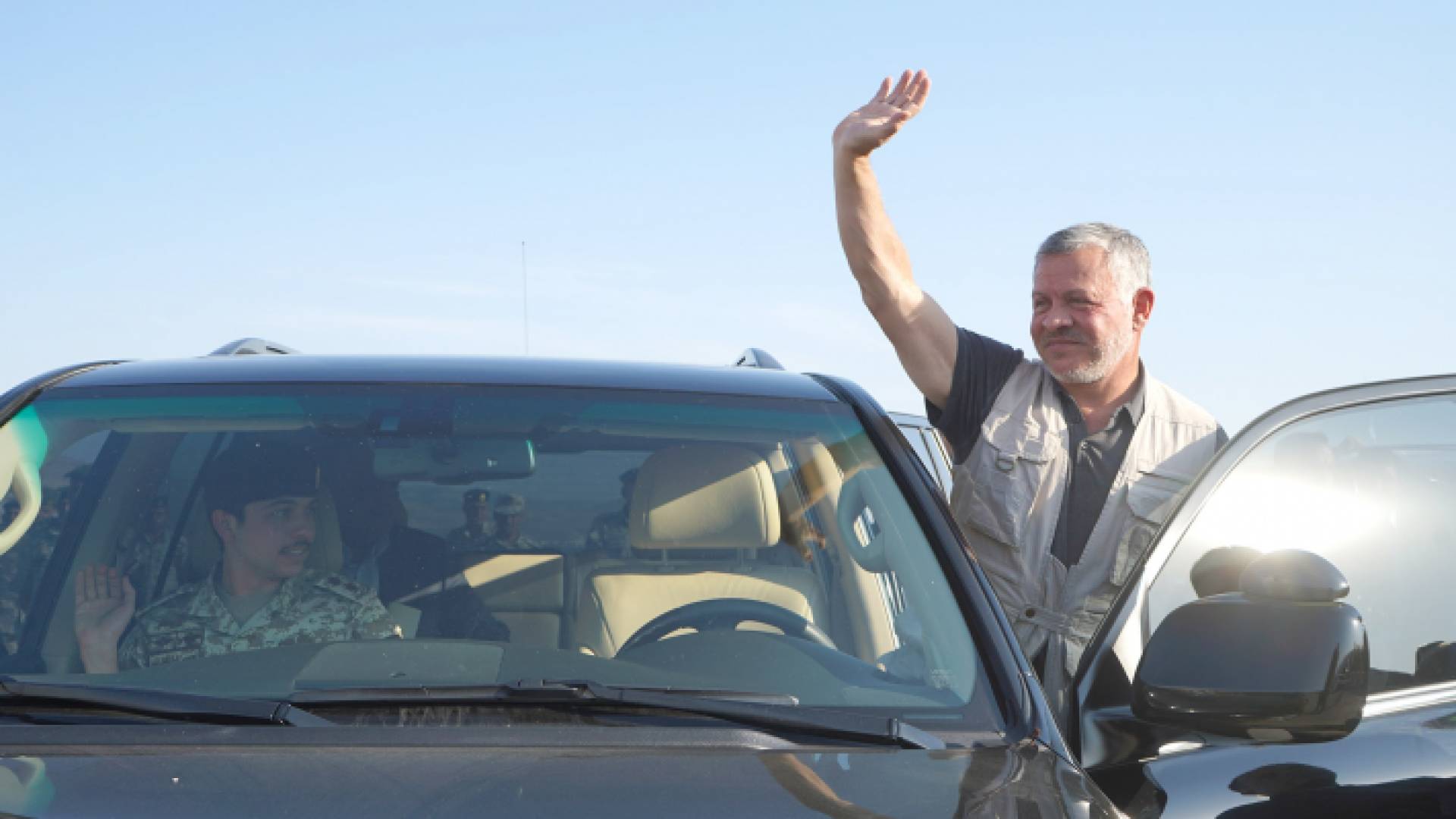 الملك عبدالله الثاني في الباقورة