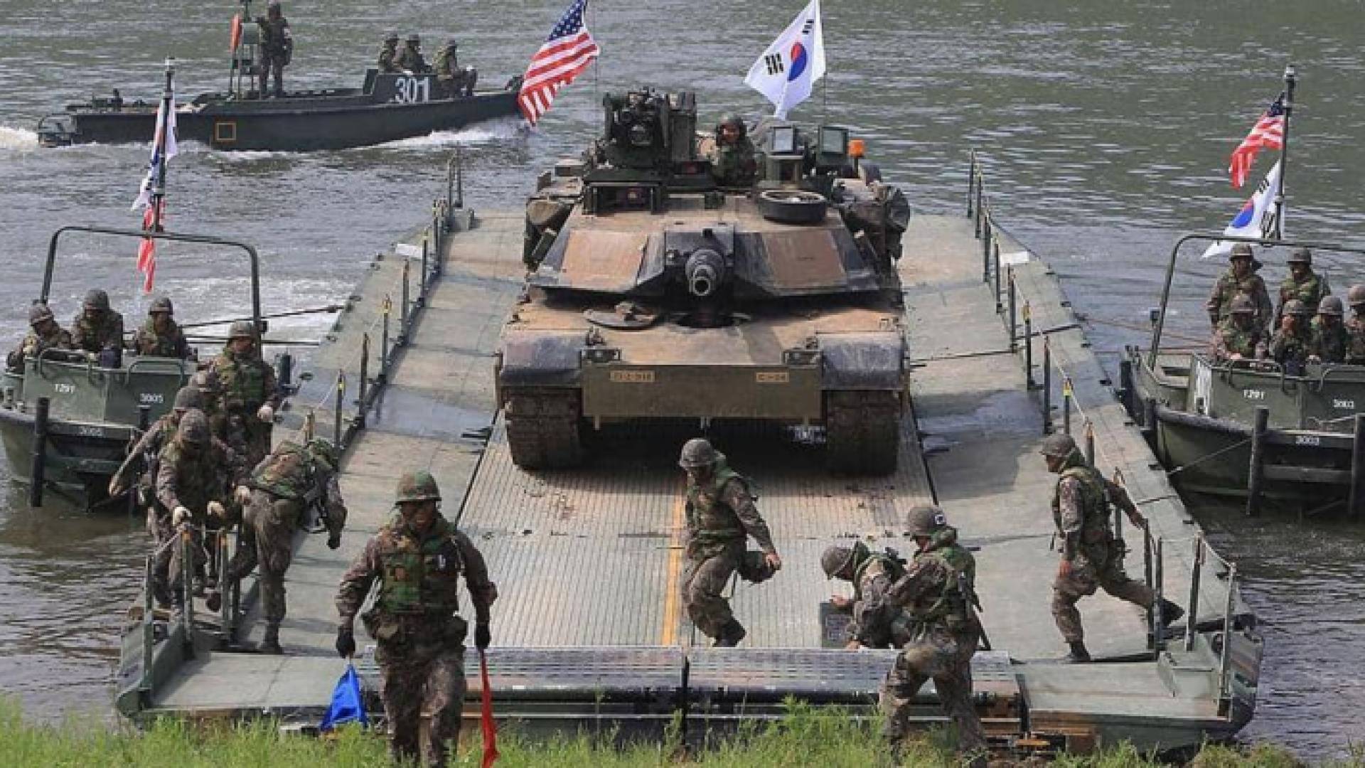 مناورات كوري جنوبية أميركية سابقة