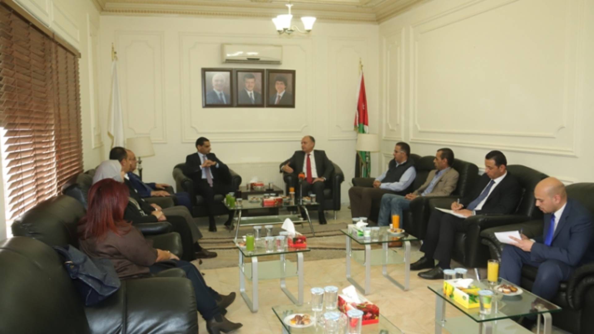 زيارة وزير الدولة لشؤون الإعلام لمقر نقابة الصحفيين