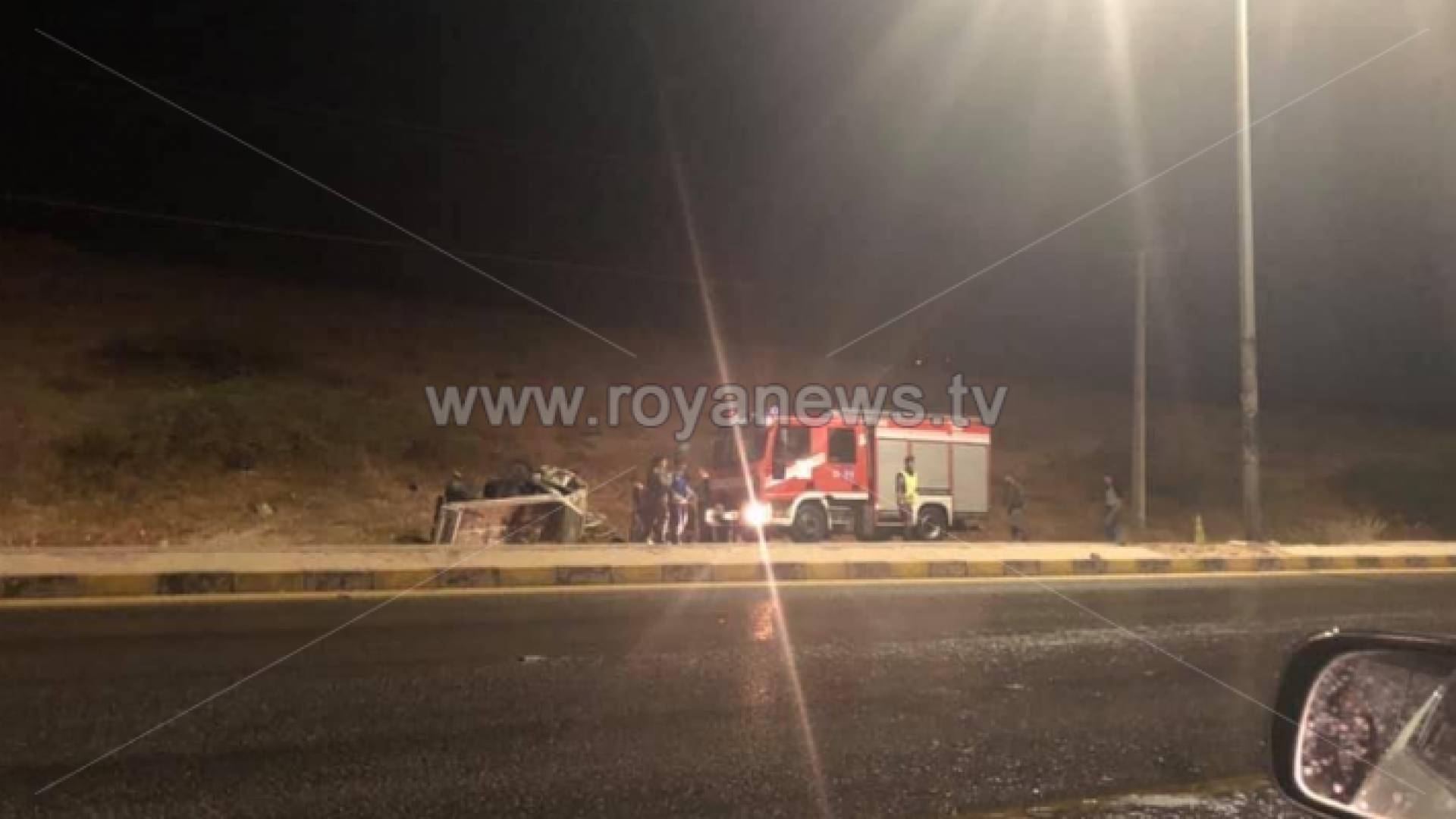 صوورة من موقع الحادث