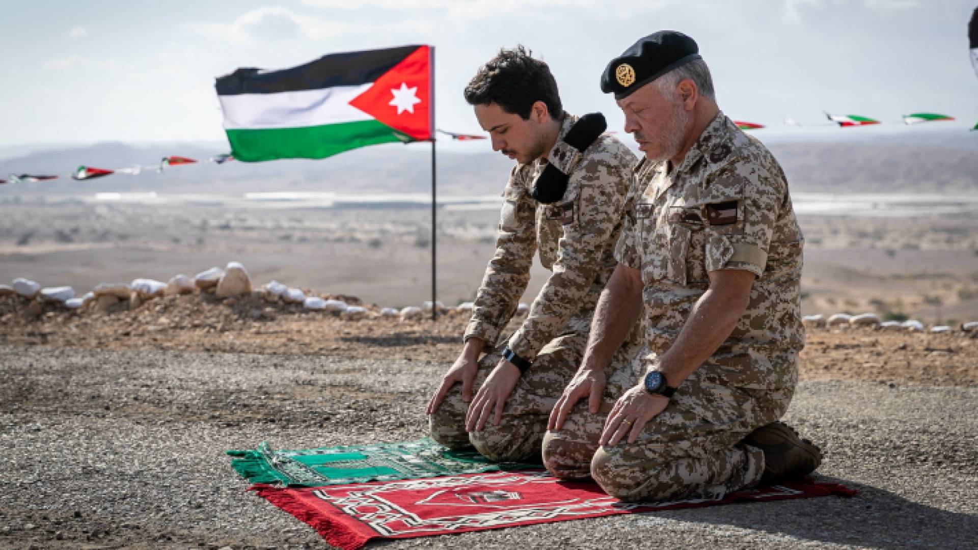 جلالة الملك عبدالله الثاني وولي العهد