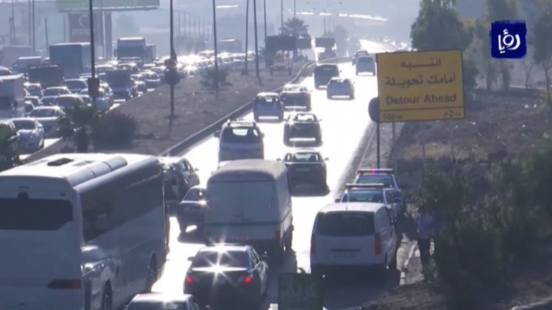 الأشغال تؤجل تنفيذ تحويلات على اتوتستراد عمان-الزرقاء