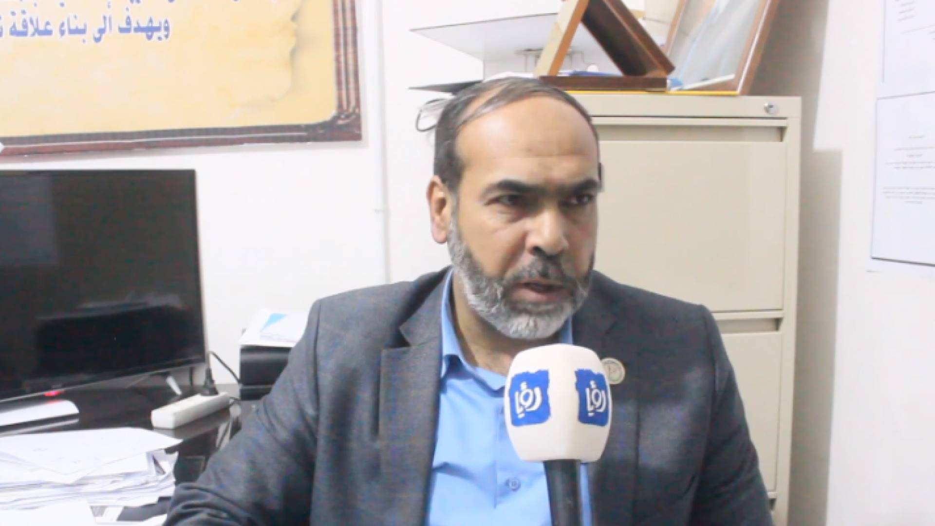 نائب نقيب المعلمين د.ناصر نواصرة - صورة من الفيديو