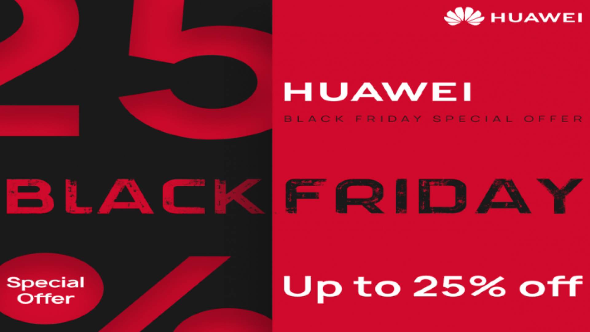 هواوي.. الكثير من المفاجآت بانتظارك بمناسبة الجمعة السوداء ابتداء من 22 تشرين الثاني!