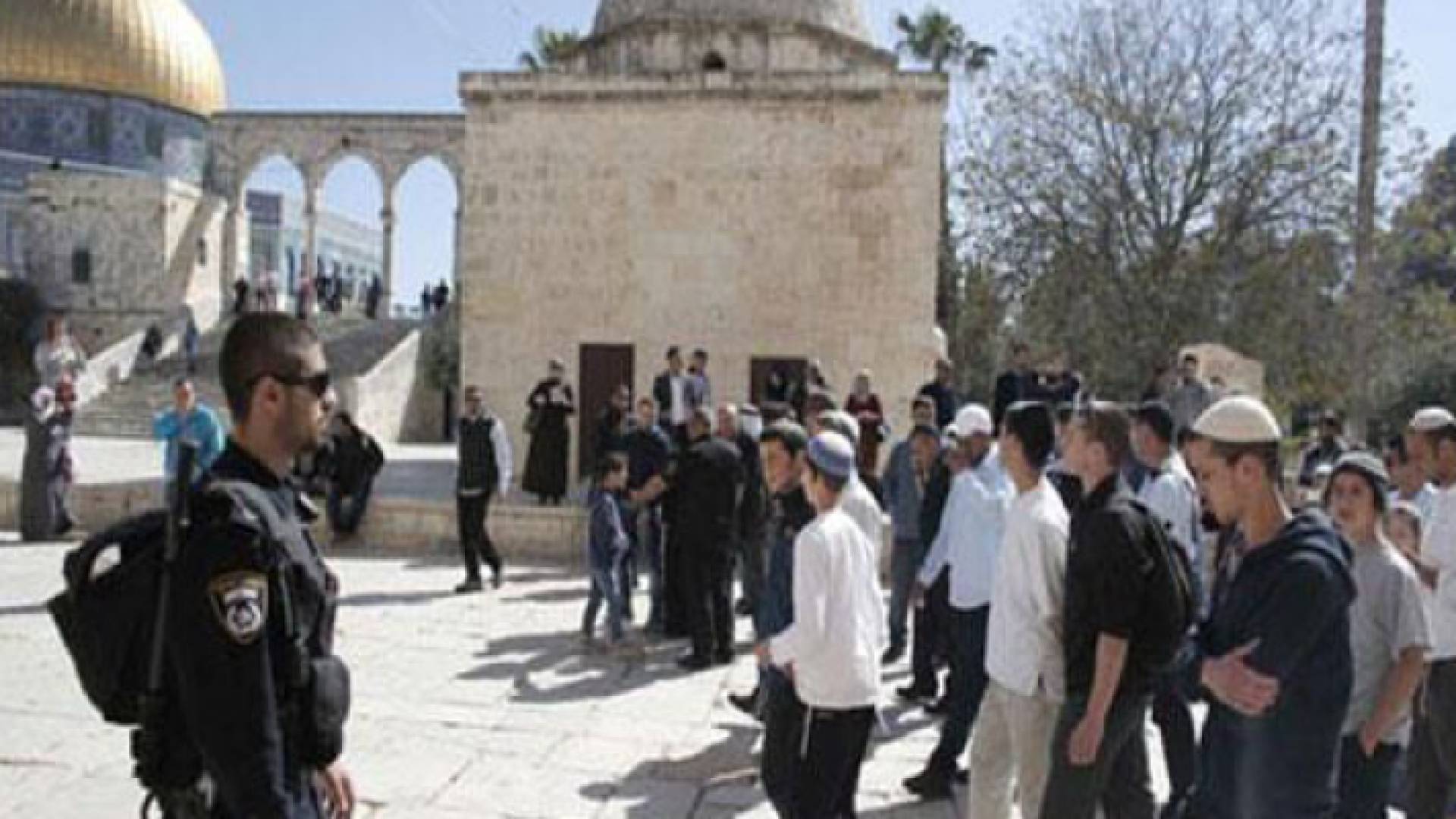 مستوطنون متطرفون يقتحمون الاقصى