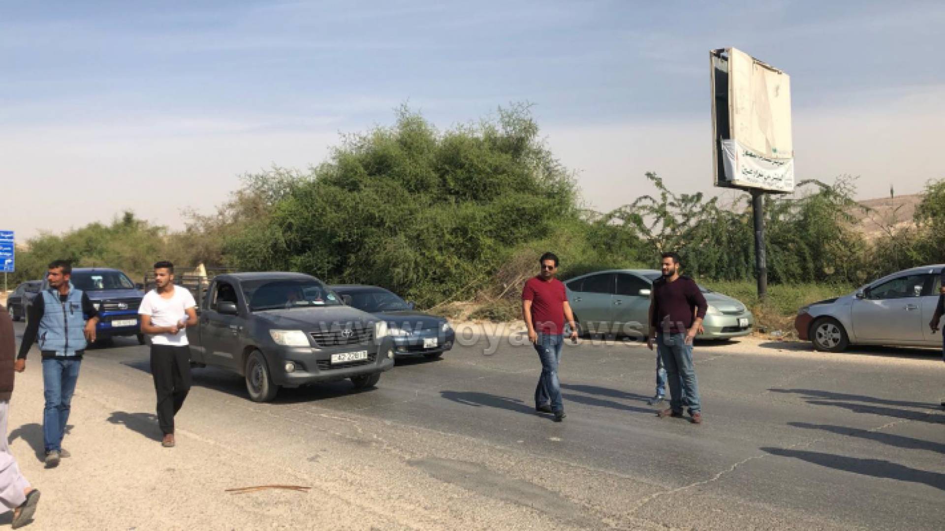 جانب من الاعتصام