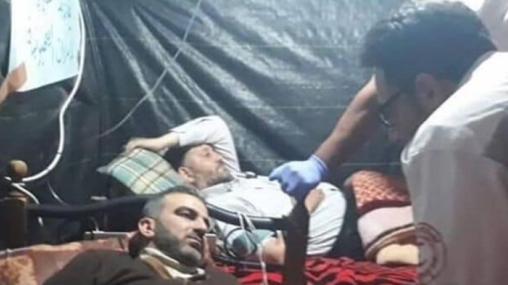 الاعتداء على خيمة الاسرى المحررين