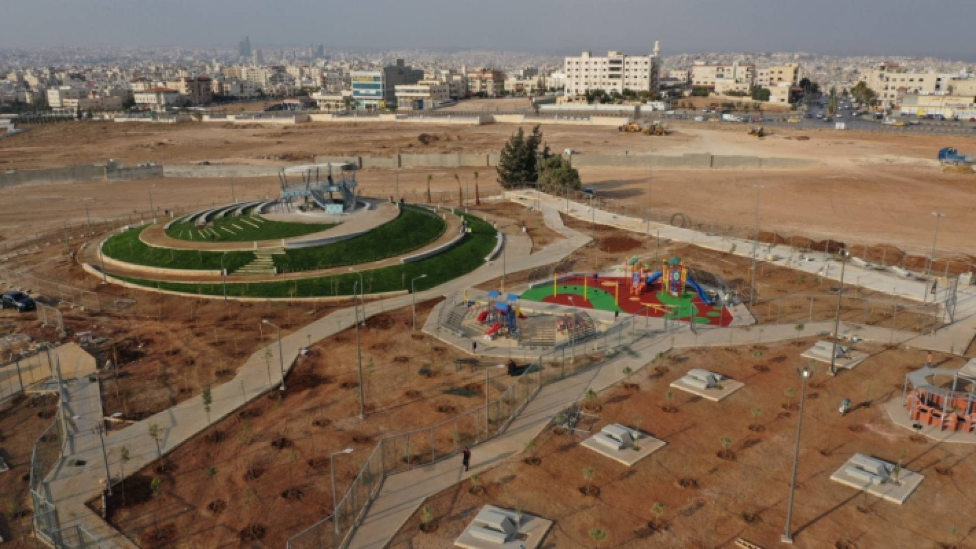 حدائق الملك عبدالله الثاني في المقابلين