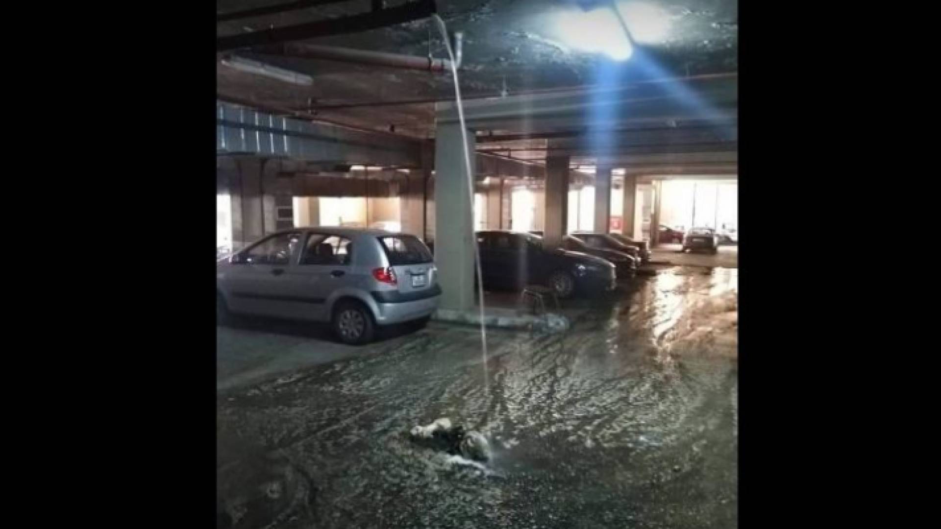 منطقة تسرب المياه العادمة في البشير