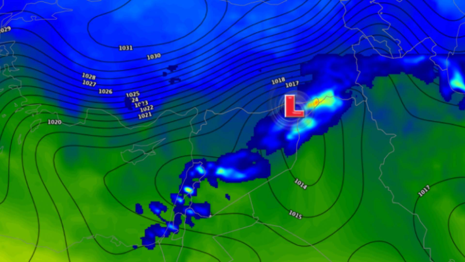 مراقبة احتمالية تأثر المملكة بمنخفض جوي من الدرجة الأولى الخميس