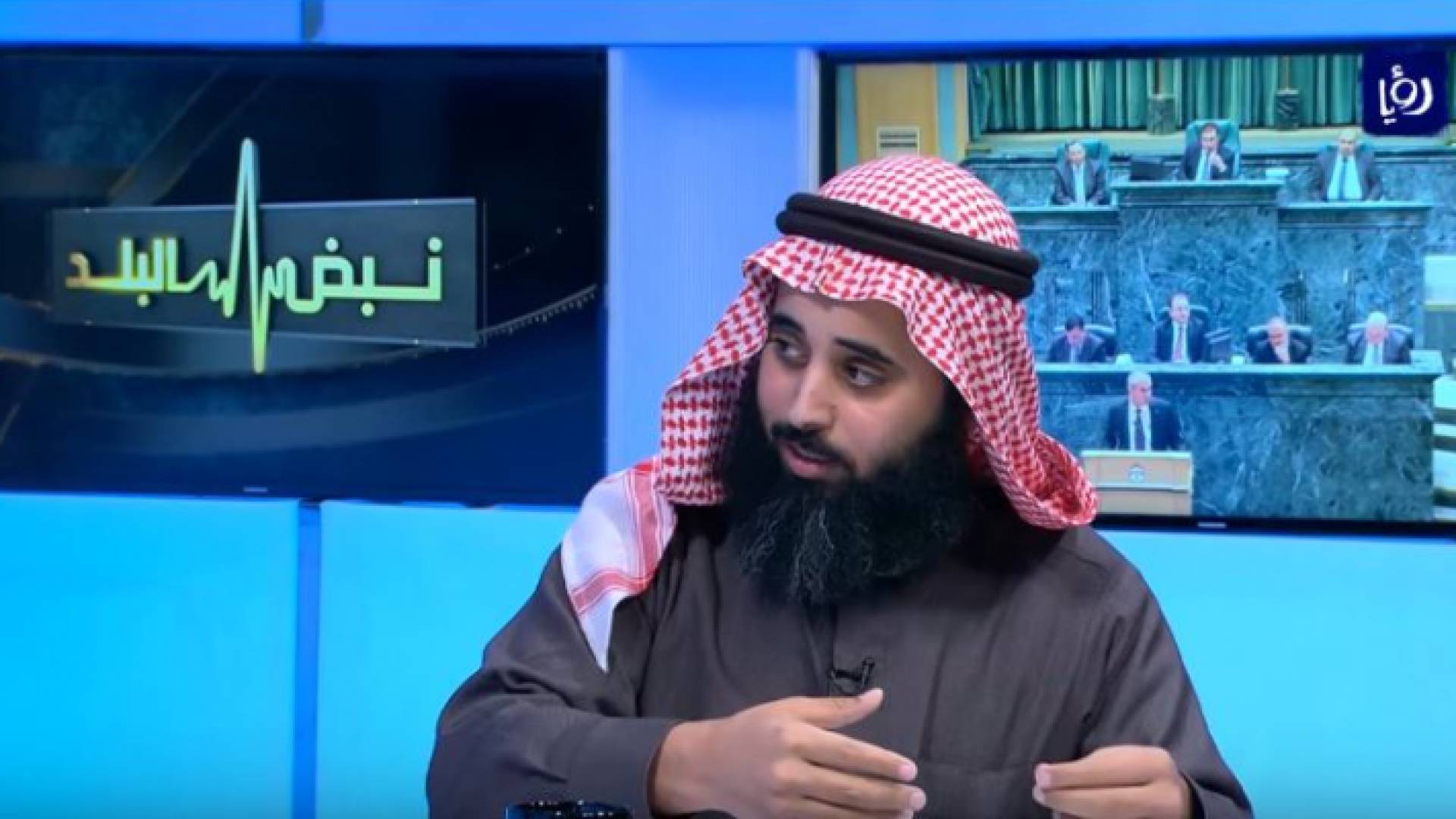 النائب محمد الرياطي اثناء استضافته في برنامج نبض البلد- ارشيفية