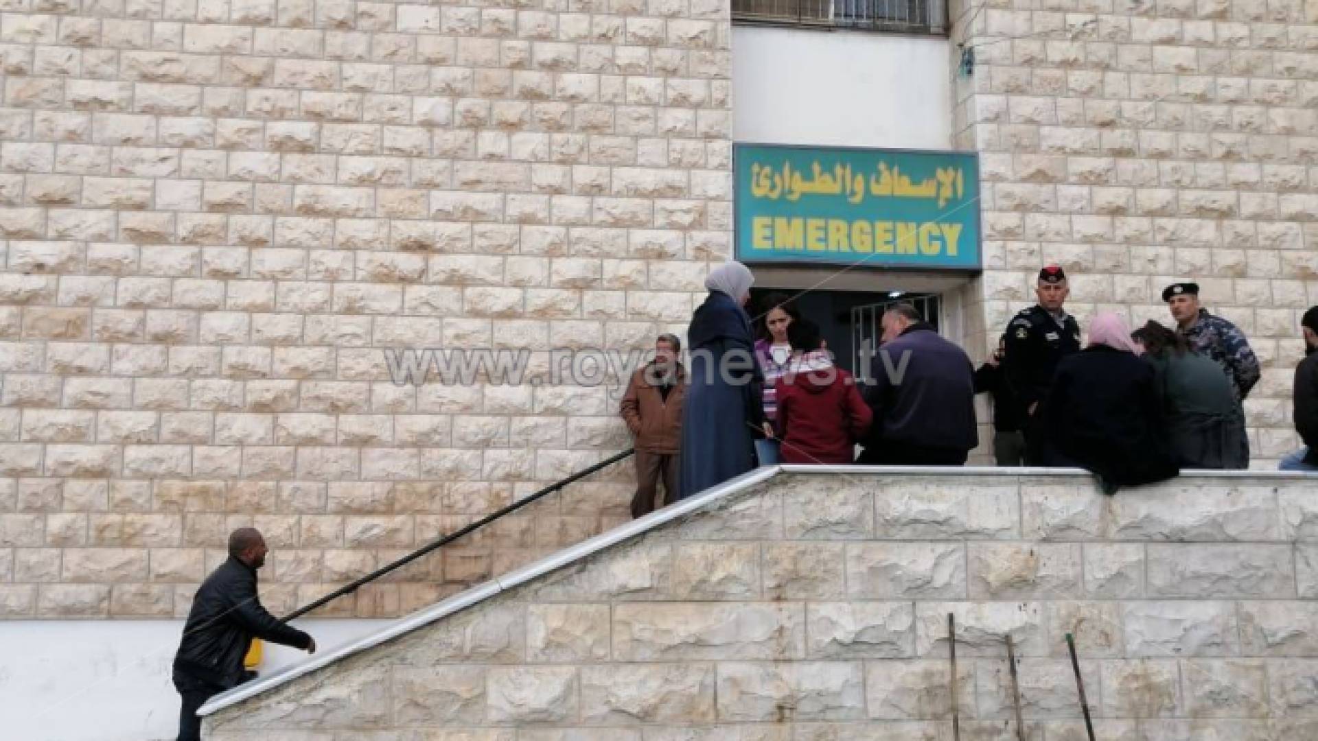 من امام مستشفى الأميرة هيا في عجلون