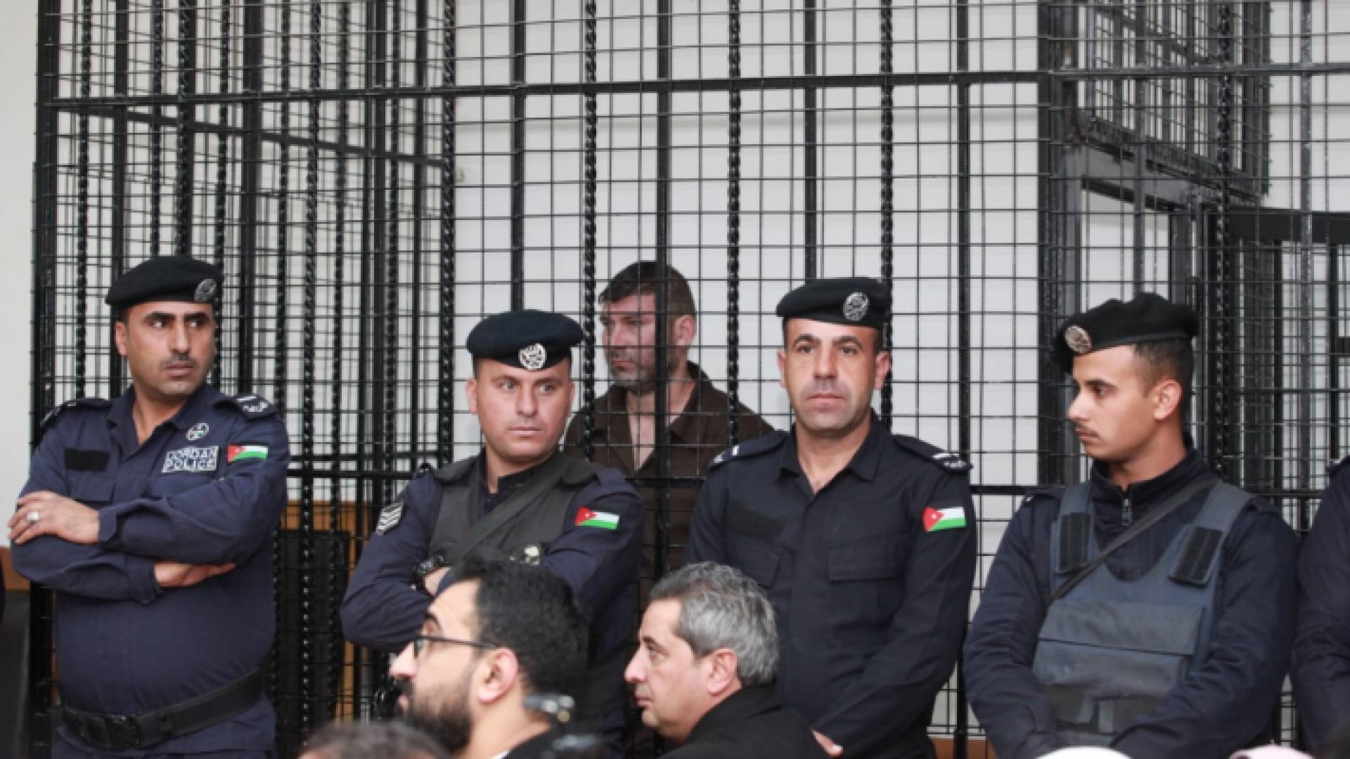 من محكمة امن الدولة خلال وقائع محاكمة المستوطن الذي تسلل الى الأردن